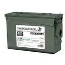 WINCHESTER M855 Green Tip 5.56 NATO 62Gr FMJ Brass Ammunition in Green Ammo Can | 420 Round - Winchester