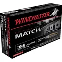 WINCHESTER AMMO 338 Lapua Mag 250Gr MATCH 20rd - Winchester