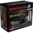 WINCHESTER Defender 10mm 180Gr Bonded Jacketed Hollow Point Brass Ammunition | 20 Rounds - Winchester
