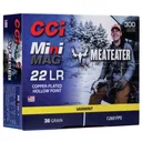 CCI Mini Mag Meateater 22LR 36Gr Copper Plated Hollow Point Ammunition | 300 Rounds - Cci