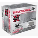 WINCHESTER Super X 45LC 255Gr Lead Round Nose Brass Ammunition | 20 Rounds - Winchester