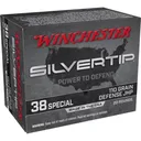 WINCHESTER Silvertip 38 Special 110 gr JHP Ammunition | 20 Rounds - Winchester