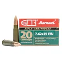 BARNAUL AMMO 7.62x39 Full Metal Jacket 123Gr Steel Case 20rd - Barnaul