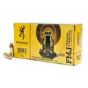 BROWNING Training & Practice 9mm 115gr Full Metal Jacket Ammunition | 50 Rounds - Browning