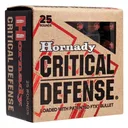 HORNADY Critical Defense 45 ACP 185gr FTX Brass Ammunition | 25 Rounds - Hornady