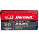 BARNAUL AMMO 40 SW 165gr FMJ IPSC Zinc Steel Case 50rd - Barnaul