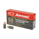 BARNAUL AMMO 380 Auto 94Gr FMJ Polycoated Steel Case 50rd - Barnaul
