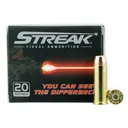 STREAK VISUAL AMMUNITION 45 Colt (LC) 250 gr TMJ 20RD BX - Streak Visual Ammunition