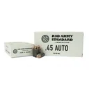 RED ARMY STANDARD 45 Auto 230Gr FMJ Steel Case 50rd - Red Army Standard