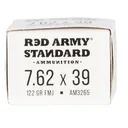 RED ARMY STANDARD 7.62x39 122Gr FMJ BT Ammo - Red Army Standard