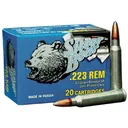 SILVER BEAR AMMO 223 Rem 62Gr SP Nickel 20rd - Silver Bear Ammo