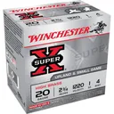 WINCHESTER AMMO 20Ga SuperX High Brass 2-3/4" 4 Shot 25rd - Winchester