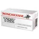 WINCHESTER T22 Xpert Rimfire 22 LR 40 gr Lead Round Nose Ammunition | 100 Rounds - Winchester