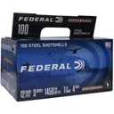 FEDERAL AMMO Speed-Shok Waterfowl 12 Gauge 3" 1-1/4oz #4 Steel Shotgun Ammunition | 100 Rounds - Federal Ammo