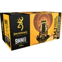 BROWNING Value Pack 9mm 115gr Full Metal Jacket Ammunition | 100 Rounds - Browning