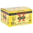 WINCHESTER Super-X Power-Point 22LR 40gr Hollow Point Ammunition | 222 Rounds - Winchester