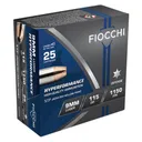 FIOCCHI Hyperformance 9mm Luger 115 gr Hornady XTP Hollow Point Ammunition | 25 Rounds - Fiocchi