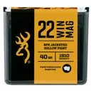 BROWNING BPR 22 WMR 40gr Jacketed Hollow Point Ammunition | 50 Rounds - Browning