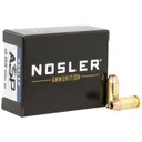 NOSLER Assured Stopping Power 40 S&W 180gr Jacketed Hollow Point Ammunition | 20 Rounds - Nosler
