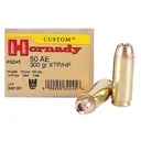 HORNADY Custom 50 AE 300gr XTP Hollow Point Ammunition | 20 Rounds - Hornady