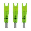 LUMENOK Lighted Crossbow Bolt Nock .300 Green 3 Pack - Lumenok