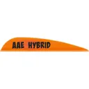 ARIZONA ARCHERY Hybrid 23 Vanes Fire Orange 2.3" 100pk - AAE Archery