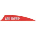 ARIZONA ARCHERY Hybrid 1.85 Vanes Red 1.85" Shield Cut 100pk - Arizona Archery