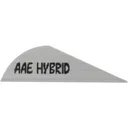 ARIZONA ARCHERY Hybrid HP Vanes Gray 2" 100pk - Arizona Archery