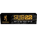 BROWNING AMMO 22 LR Sub-22 Blackened LRN Subsonic 45Gr 100rd - Browning