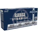 FIOCCHI 223 Rem Range Dynamic 55Gr FMJBT 200rd - Fiocchi Ammo