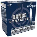 FIOCCHI Range Dynamics 308 WIN 150gr FMJBT Ammunition | 100 Rounds - Fiocchi Ammo