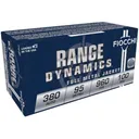 FIOCCHI 380 Auto Range Dynamics 95Gr FMJ 100rd - Fiocchi Ammo