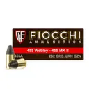 FIOCCHI 455 Webley / 455 MK II 262Gr Lead Round Nose Ammunition - 50 Round - Fiocchi