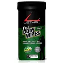 LETHAL PRODUCTS Field Body Wipes (1) Hard Plastic Container of 25 - Lethal Products