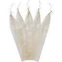 LEM Products Clear Unprinted Clear Fibrous Casings 2.5"x20" (Non-Edible) - 10 Count - Lem