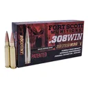 FORT SCOTT MUNITIONS Brush Hog 308 Win 168 gr Solid Copper Spun Ammunition | 20 Rounds - Fort Scott Munitions