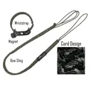 JAKT GEAR My Sling-A-Ling Magnetic Paracord Bow Sling Combo w/ Wriststrap | Siberian Camo - Jakt Gear