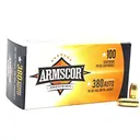ARMSCOR 380 ACP 95gr Full Metal Jacket Ammunition | 100 Rounds - Armscor