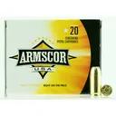 ARMSCOR Competition 380 ACP 95gr Jacketed Hollow Point Ammunition | 20 Rounds - Armscor