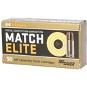 SIG SAUER Match Elite Competition 9mm 147gr V Crown Jacketed Hollow Point Ammuniton | 50 Rounds - Sig Sauer