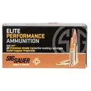 SIG SAUER Elite Copper Hunting 6.5 Creedmoor 120 gr Copper Solid Ammunition | 20 Rounds - Sig Sauer