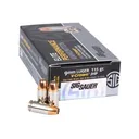 SIG SAUER 9mm 115Gr JHP V-Crown Brass - 50Rd - Sig Sauer