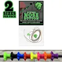 BOWMAR Nose Button Black 2 pc. Small/Large - Bowmar Archery