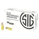 SIG SAUER Frangible Round Nose 9mm +P 90Gr Ammunition | 50 Round - Sig Sauer