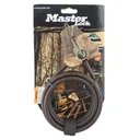 COVERT CAMERAS Master Lock Python Sec Cable Covert Bear 6' Camo - Covert Cameras