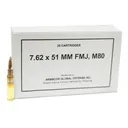 ARMSCOR 7.62x51 NATO M80 147Gr FMJ 20rd - Rock Island Armory