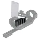 WARNE Precision Mount 90 Degree Accessory Rail Matte Blk - Warne