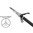 GRIM ERAPER BROADHEADS Pro Series 3-Blade 125gr 1-3/8" Broadhead | 3 Pack - Grim Reaper Broadheads