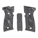 P320 AXG GRIP PANEL SET, G10, BLK/GRY - Sig Sauer