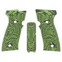 P320 AXG LOK GRIP PANEL SET, VELOCE PALM SWELL, GREEN BLACK - Sig Sauer